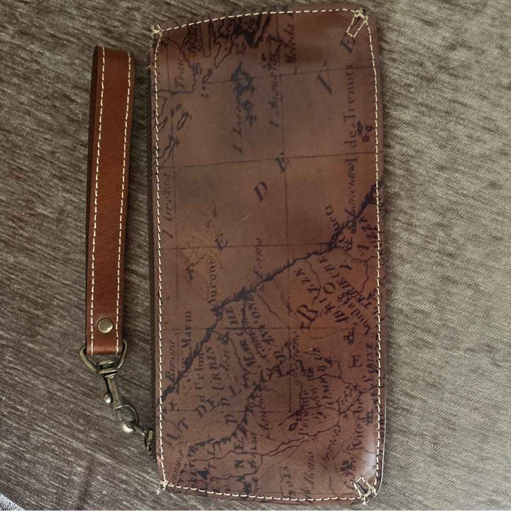 NWOT Patricia Nash St Croce Rust Riot Wristlet Wallet